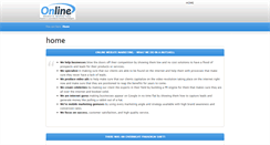 Desktop Screenshot of online-website-marketing.com